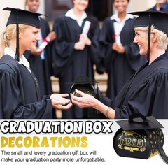30 Graduation Cap Gift Boxes with Tassel for Class of 2026 Party Favors