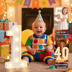 50Th Birthday Decorations for Women Men, Large 12.6 in Tall Light up Numbers for