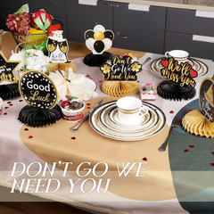 7 Pieces Farewell Party Decorations We Will Miss You Decorations Honeycomb Going