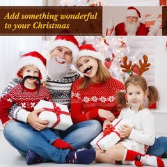 32 Pcs Fake Mustaches Halloween Self Adhesive Fake Beard Moustache Stickers C…