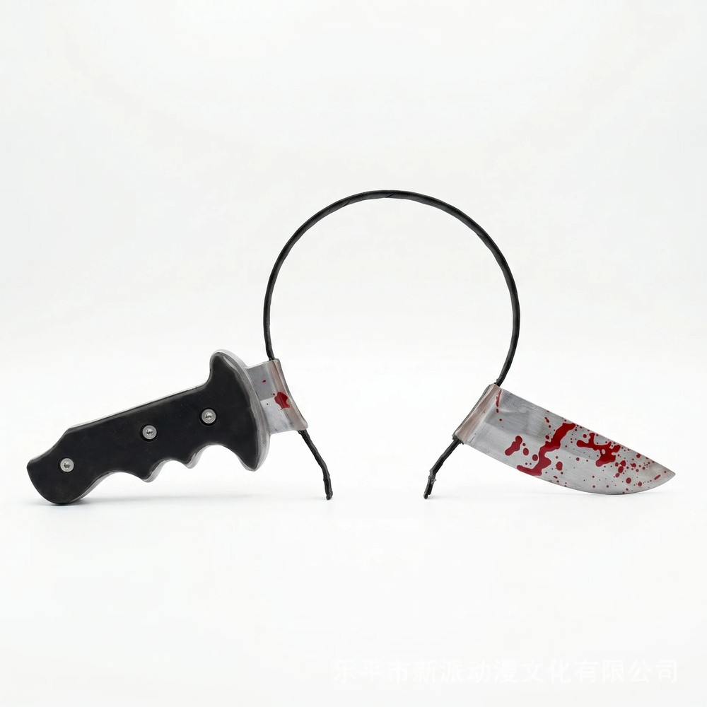 Halloween Simulation Knife Headband Cosplay Party Costume Accessory