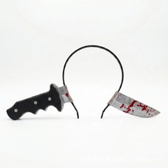 Halloween Simulation Knife Headband Cosplay Party Costume Accessory