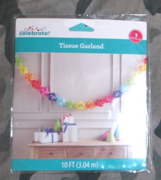 Way To Celebrate 10 Ft Tissue Garland