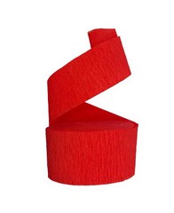 Red Gold Yellow Crepe Paper Streamers 2 Rolls Each Color USA-Made Party