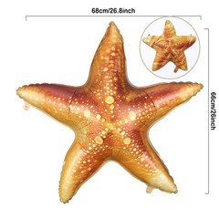 Starfish Balloons 4pcs 26inch Large Inflatable Star Fish Foil Balloon for Oce…