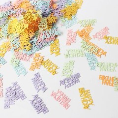 Multi-color Happy Birthday Confetti Table Decorations Letter Scatters for Party