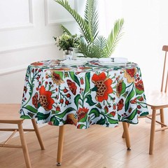 EHouseHome Indoor Outdoor Tablecloth Water Resistant Spill Proof Fabric Table…
