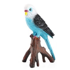 Delightful Budgie Ornament Realistic Bird Figurine for Nature Enthusiasts