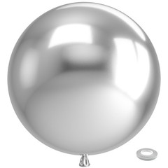 Metallic Silver Giant Balloons 36 Inch 8 Pack Jumbo Chrome Silver Balloons L…