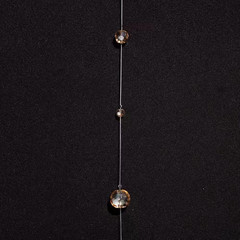 Glass Crystal Beads Curtain Wedding Door Window Passage Backdrop Decoration 6.5