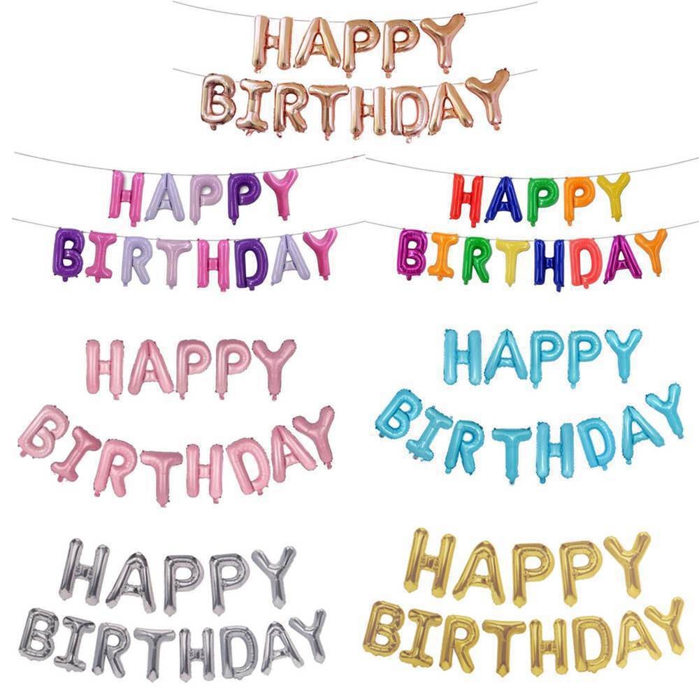 50pcs 12″ Multicolor Latex Metallic Balloons Foil Letter Balloon for Party Décor