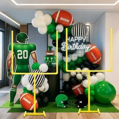 Football Party Decorations – 2 Pcs Soccer Goal Centerpieces, Game Day Decor, 47″