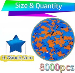 Metallic Foil Star Confetti Shiny Table Scatter Balloon Party Decorations