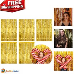 Luxury Gold Foil Fringe Backdrop Set – Perfect for Weddings & Baby Showers
