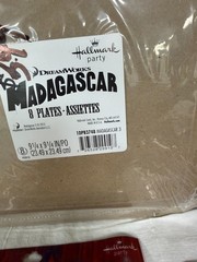 Dreamworks Madagascar Party Pack for 8 Kids Lot #2