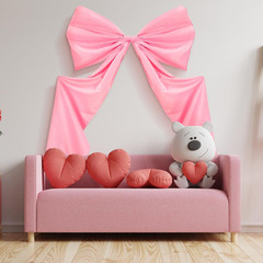 Big Wall Bow Decorations 39 X 72 Inch Giant Birthday Party Decor Ribbon Hanging