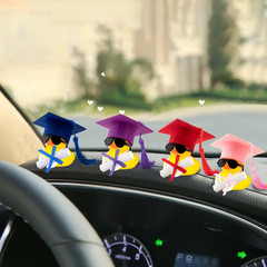 Rubber Duck Car Decoration Color Graduation Gift, Graduation Sash Certificate fo