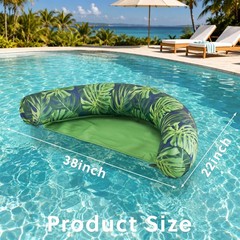 Best FindUWill Inflatable Pool Float Chairs for Adults 2 Pack Soft Fabric Cover