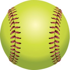 Softball Party Floor Decals Set of 5 9″ Removable Floor Sidewalk Vinyl