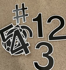 Celebrate It Number Yard Large Signs 13-15 inches