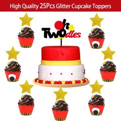 2nd Party Supplies Decorations 57Pcs – HAPPY Banner OH TWODLES Banner ‘2’ Foi…