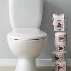 Funny 3-Ply Biodegradable Toilet Paper – Perfect for 50th Birthday Parties