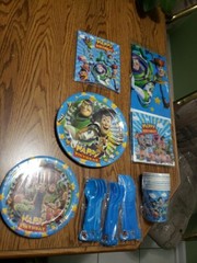 Toy Story Birthday Party Decorations Supplies 82 Pc Set Plates,Napkins,Utencils