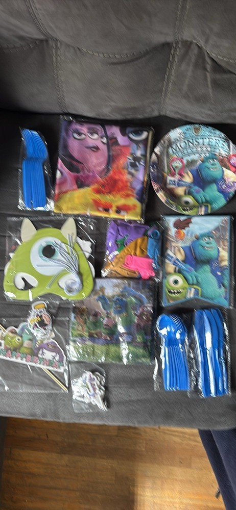 Monsters Inc Birthday Decorations Monster Inc Party Supplies LARGE LOT