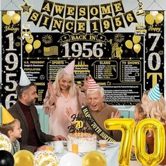 70th Birthday Decorations Men Women