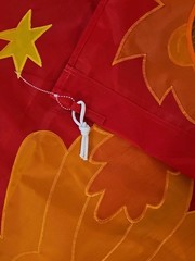 Circus Animal Photo Backdrop Face Cutout Embroidered Party Hanging Flag Banner