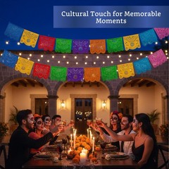 Mexican Party Banners Papel Picado Mexicano para Fiesta Themed Party Decorations