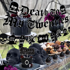 Death to My 20S 30Th Birthday Decorations, Rip to My 20S Birthday Set | Includes