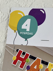 Amscan Happy Birthday Rainbow Banner Kit Set of 4 Colorful Party Decor New