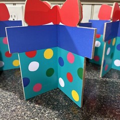 Lot 3 Multicolored Polka Dots Presents Gifts Table Decor Birthday Valentines