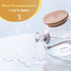 ProsperJoyChant Clear Table Protector 40 x 80 Inch, 1.4mm Thick Waterproof PVC P