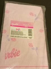 2001 BARBIE Table Cover Enchanting Barbie by Party Express 54″ x 89″ NOS