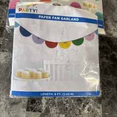 2x Happy Birthday 16 Pc Decorating Kits Girl Pastels #HBD Balloons + Fan Garland