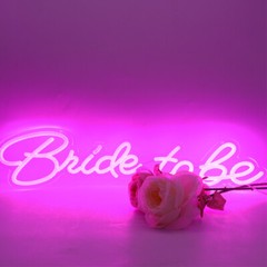 US! «Bride to be» Integrative Sign LED Neon Sign 6.53X15.63+5.39X11.97 inches