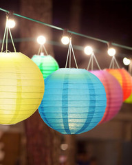 48 Pcs Paper Lanterns Party Decorations Chinese Lanterns round Paper Decor 4/6/8