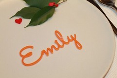 Personalized Wedding Place Cards Acrylic Table Name Calligraphy Wedding Any Font