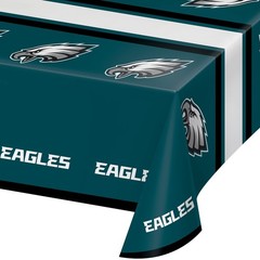 Philadelphia Eagles Plastic Tablecloths, 3-Count Party Table Covers