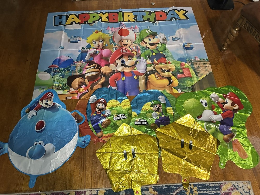 Super Mario Bros. Birthday Party Decorations