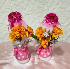 Polka Dot Theme Centerpiece For Baby Shower, Birthday, Keepsake Outfit-Unique