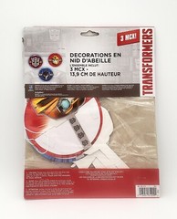 Transformers Honeycomb Hanging Decoration (3 Pieces) 5.5 IN. Backdrop Party Kid