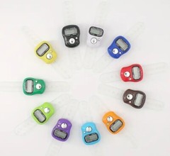 12 pcs Random Color Electronic Digital Finger Ring Tally Counter Prayer Ramadan