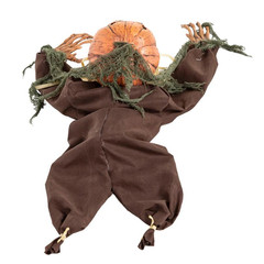 35″ Animated Light-Up Crawling Pumpkin Head Man with Sound Halloween Decoration