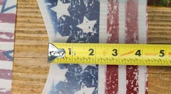 NEW! USA Flag Translucent Wraps for Flameless Candles -2 Pack -Reusable!