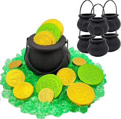 Black Candy Cauldron Kettles, Party Decoration Supplies, St. Patrick’S 3″ Inches