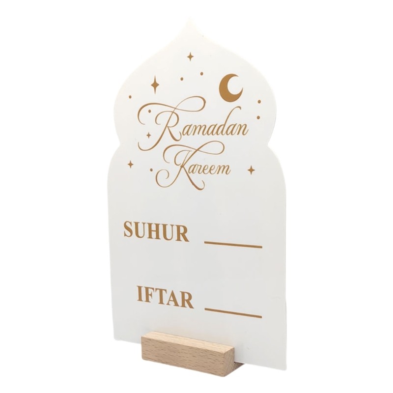 Ramadan Countdown Calendar 30 Days Eid Mubarak Calendar Ornament Decorations