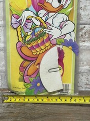 Daisy Duck Disney Easter Honeycomb Centerpiece Decoration Eureka NOS Vintage